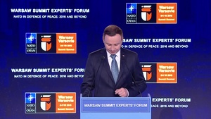 Speech by President of Poland at the Warsaw Summit Experts' Forum