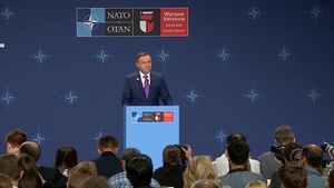 Press Conference by the Polish President at the NATO Summit