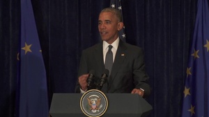 Obama Speaks at EU-U.S. Leaders' Meeting