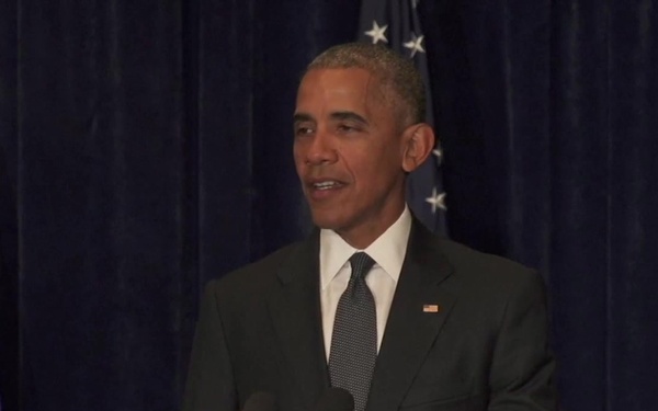 Obama Speaks at EU-U.S. Leaders' Meeting