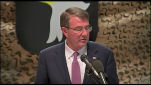 Carter Speaks in Baghdad