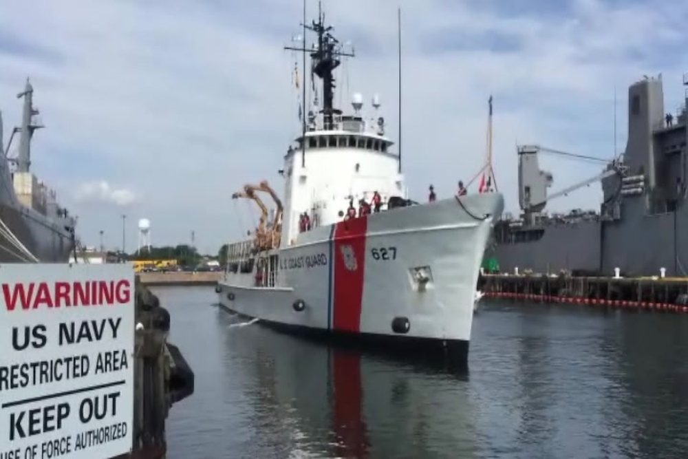 DVIDS - Video - Coast Guard Cutter Vigorous returns home from 55-day ...