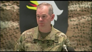 Carter Briefs Reporters in Baghdad