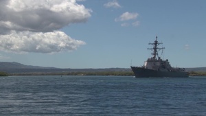 USS Chung-Hoon departs Joint Base Pearl Harbor-Hickam