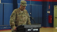 401st Army Field Support Brigade Change of Command and Change of Responsibility