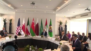 U.S. Secretary Kerry Participates in a U.S.-GCC Foreign Ministers Meeting, in Brussels, Belgium