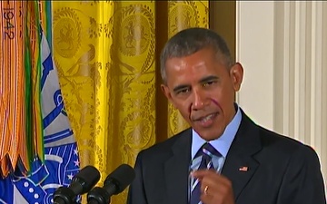 Obama Presents Medal of Honor to Vietnam Vet