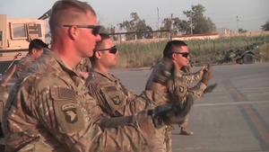 Task Force Strike Soldiers conduct sling load operations