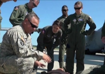 Minuteman Report: West Virginia Air National Guard Conduct Training of Loading Litters