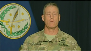 Inherent Resolve Spokesman Briefs Reporters