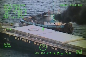 Coast Guard, Local Agencies Respond to Boat Fire Near Matanzas