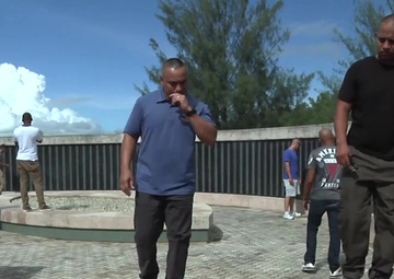 3rd Div. Marines Tour Guam Historical Sites (Social Media)