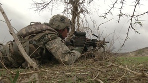 US Army support-by-fire at ART 16