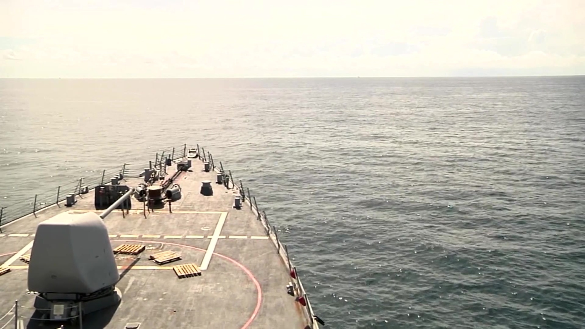 USS Stethem conducts live-fire exercise while participating in a Free-play exercise during CARAT 2016.