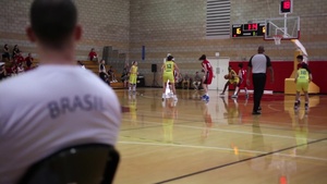 2016 CISM World Military Women's Basketball Tournament Day 2 B-Roll