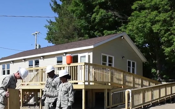 512th Civil Engineering Squadron takes part in Innovative Readiness Training