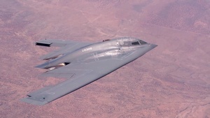 B-2 Spirit and F-15D Eagle Refuel