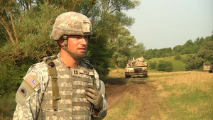 U.S. Tanks and Heavy Armor Train in Romania