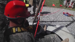 Vigilant Guard 2016-Soldiers Perform Simulated Rescue