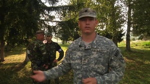 U.S. Soldiers Cross Train Romanian Soldiers
