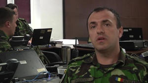 Romania Public Affairs Officer, Saber Guardian Command Post Exercise