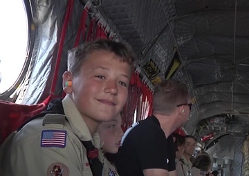 Boy Scout Aviation Day with Colorado Guard