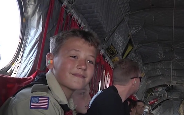 Boy Scout Aviation Day with Colorado Guard