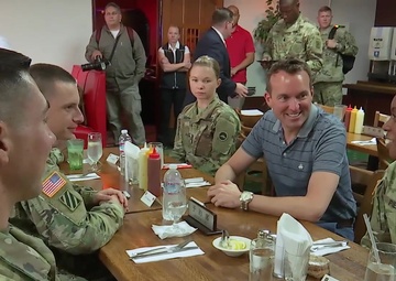 The Secretary of the Army visits USARJ