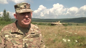 ARNG Command Sgt. Maj. visits troops in Romania