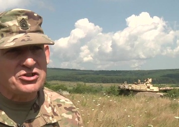 ARNG Command Sgt. Maj. visits troops in Romania