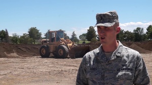 366th Civil Engineers Take on Base Xeriscaping Project