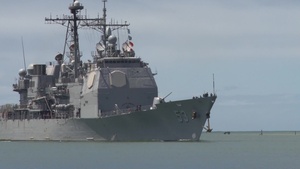 USS Mobile Bay (CG 53) Arrives at Joint Base Pearl Harbor-Hickam During RIMPAC