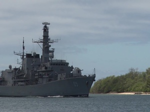 Chilean Navy Frigate CNS Almirante Cochrane (FF 05) Arrives at Joint Base Pearl Harbor-Hickam During RIMPAC 2016