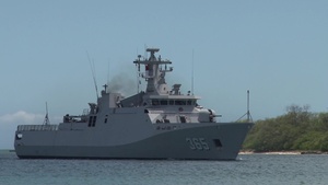 Republic of Indonesia Navy Diponegoro-Class Corvette KRI Diponegoro (365) Arrives at Joint Base Pearl Harbor-Hickam During RIMPAC 16