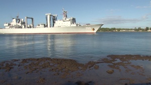 Chinese Navy replenishment ship Gaoyouhu (966) Arrives at Joint Base Pearl Harbor-Hickam During RIMPAC 2016