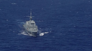 RSS Steadfast (70) - Forty Ships and Submarines Steam in Close Formation During RIMPAC