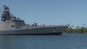 Indian Navy Ship Satpura (F48) Arrives at Joint Base Pearl Harbor-Hickam During RIMPAC