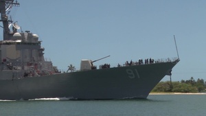 USS Pinckney (DDG 91) Arrives at Joint Base Pearl Harbor-Hickam During RIMPAC