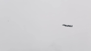 US Attack Aircraft Land on Estonian Highway(B-Roll)