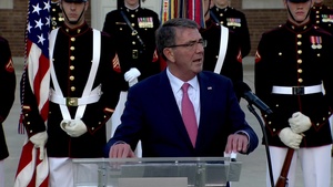 Carter Speaks at Assistant Commandant of the Marine Corps Retirement