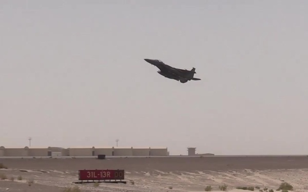 F-15s Take off