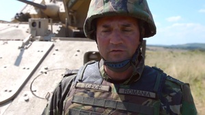 Multinational Live Fire Training in Romania
