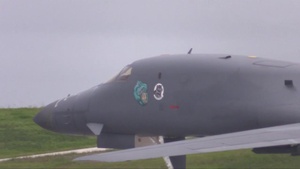 B-1 Lancer Bombers Arrive at Andersen AFB, Guam
