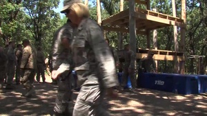 219th Security Forces Train on Confidence Course