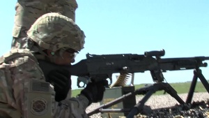 219th SFS Trains on Weapons Range