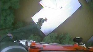 Baton Rouge Flooding: Child Hoist