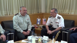 EUCOM Commander Scaparrotti meets IDF Chief of Staff