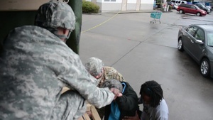 Louisiana National Guard's 141 Field Artillery Battalion conducts high-water rescues