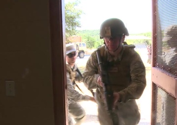 3rd Com Cam Trains at Camp Bullis