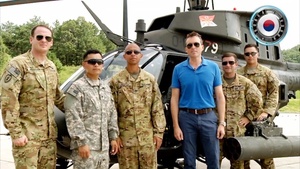 Secretary of the Army Fanning Korean PSA - 8th Army logo.